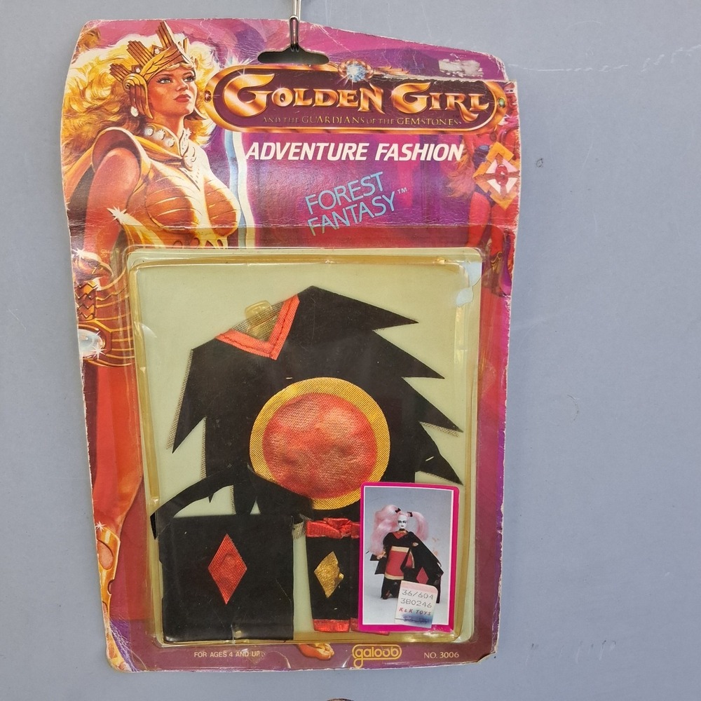 Vintage 1984 Galoob Golden Girl Adventure Fashion Sealed Package Dragon Queen‎